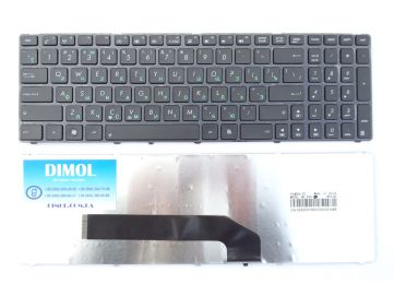 Оригинальная клавиатура для ноутбука Asus K50, K51, K60, K61, K70, F52, P50, X5, rus, black