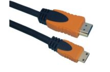 Видeo кабель mini HDMI - HDMI, 1.8m, позолоченные коннекторы, 1.3V