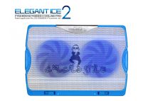 Охлаждающая подставка для ноутбука CoolCold K22 (белый/фиолетовый, белый/синий)