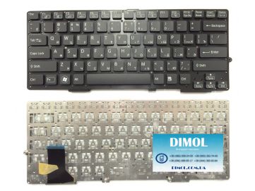 Оригинальная клавиатура для ноутбука Sony Vaio SVE13, SVS13 series, rus, black