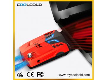 Внешний вентилятор (кулер) для ноутбука CoolCold C3, красный\белый