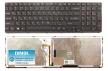 Оригинальная клавиатура для ноутбука Sony E15, E17, SVE15, SVE17 series, rus, black, подсветка