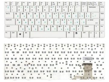 Оригинальная клавиатура для ноутбука Asus A8, A8, A8C, A8Dc, A8E, A8F, A8Fm, A8H, A8He, A8J, A8Ja, A8Jc, A8Je, A8Jm, A8Jn, A8Jp, A8Jr, A8Js, A8Jv, A8Le, A8M, A8Sc series, white, ru