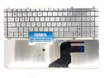 Оригинальная клавиатура для ноутбука Asus N55, N55S, X5QS, X5QSF, N55SF, N55SL series, ru, silver