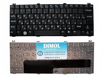 Клавиатура для Dell Inspiron Mini 12, 1210 black Original RU
