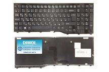 Оригинальная клавиатура для Fujitsu-Siemens LifeBook AH552 series, ru, black