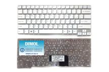 Оригинальная клавиатура для ноутбука Sony Vaio VPC-CW series, rus, white, без рамки