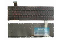 Оригинальная клавиатура для ноутбука Asus GL551, GL752, G771 series, ru, black, подсветка