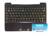 Оригинальная клавиатура для планшета Asus Eee Pad TF201, TF300 series, rus, black, передняя панель