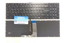 Оригинальная клавиатура для ноутбука MSI GT72, GS60, GS70, WS60, GE62, GE72, GL62, GL72, GP72 series, rus, black, RGB - подсветка