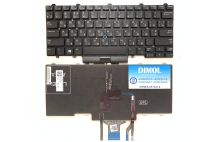 Оригинальная клавиатура для Dell Latitude E5450, E5470, E7450, E7470 series, black, backlit, TrackPoint