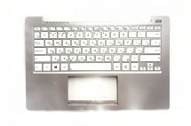 Оригинальная клавиатура для ноутбука ASUS X201, X201E, X202, X202e, Q200, Q200E, S200, S200E series, rus, white, передняя панель, динамики