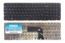 Оригинальная клавиатура для HP Pavilion Envy dv6-7000 series, black, ru, без рамки