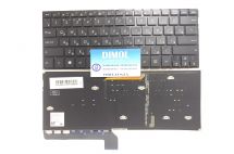 Оригинальная клавиатура для ноутбука Asus Zenbook UX360, UX360U, UX360UA, UX360UAK, UX360CA series, rus, black, подсветка