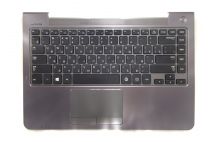 Оригинальная клавиатура для ноутбука Samsung NP530U4B, NP530U4C, NP535U4C, NP530U4BI, 530U4, NP530U4, 530U4B, 530U4C rus, black, передняя панель