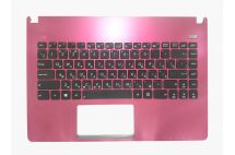 Оригинальная клавиатура для Asus X401, X450, A450 series, ru, black, розовая передняя панель