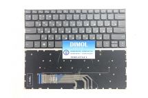 Клавиатура для ноутбука Lenovo Yoga 530-14ARR, 530-14IKB, Yoga 730-13IKB series, ru, grey