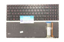 Оригинальная клавиатура для ноутбука Asus N551, N751 series, ru, black, подсветка