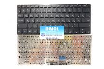 Оригинальная клавиатура для ноутбука Asus VivoBook S430, S430F, S430FA, S430FN, S430U, S430UA, X430, X430F, X430FA, X430FN series ru, black, под подсветку