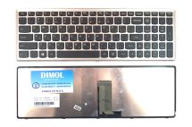 Оригинальная клавиатура для Lenovo IdeaPad U510, black, (silver frame), RU