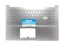 Оригинальная клавиатура для Asus VivoBook 15 X513E, X513EA, X513EQ, X513UA, M513, M513UA, K513, K513E series, ru, silver, серебристая передняя панель, подсвет