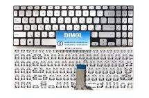 Оригинальная клавиатура для ноутбука Asus Vivobook S15 S530, S530UA, S530UN, S5300, F512DA, F512FA series, ru, silver