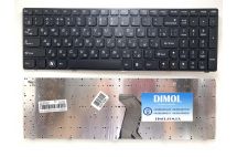 Оригинальная клавиатура для Lenovo IdeaPad B570, B575, B580, B590, V570, V575, V580, Z570, Z575 series, black, black frame, ru