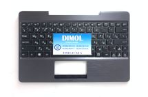 Оригинальная клавиатура для ноутбука Asus T100, T100A, T100C, T100CHI, T100T, T100TA, T100TAF, T100TAL, T100TAM, T100TAR rus, black, серая передняя панель 