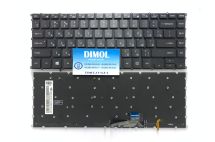 Оригинальная клавиатура для ноутбука Samsung 940X5N, 940X5M, NP940X5N, NP940X5M series, ru, black, подсветка 