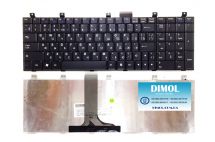 Оригинальная клавиатура для ноутбука MSI A5000, CR500, CX500, GX600, CX700, VR600, VX600, UX600, LG E500, rus, black