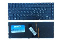 Оригинальная клавиатура для Acer Aspire V5-473, black, (no frame), backlit, RU