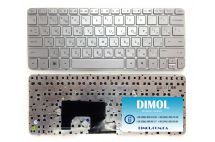 Оригинальная клавиатура для ноутбука HP Compaq Mini 1003, 1103, 110-3500, 110-3601, 210-2000, 210-3000, CQ10-600, CQ10-688, CQ10-689 rus, silver