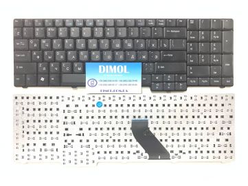 Клавиатура для ноутбука ACER Aspire 6530, 6930, 7000, 9300, TravelMate 5100, 7320, Extensa 5235, 7220, eMachines E528, rus, black