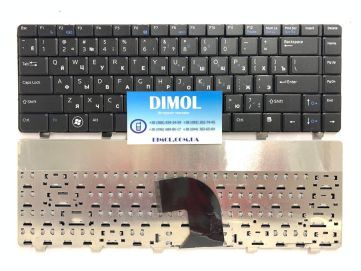 Оригинальная клавиатура для ноутбука Dell Vostro 3300, 3400, 3500 series, rus, black 