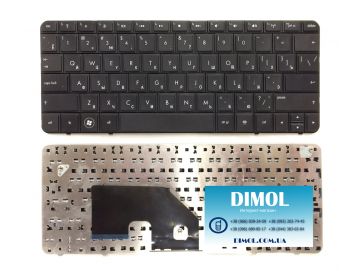 Оригинальная клавиатура для ноутбука HP Mini 110-3000, 110-3100, CQ10-400, CQ10-500, CQ10-700, CQ10-800 series, rus, black