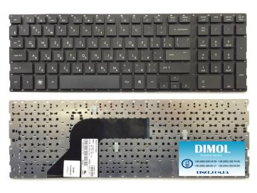 Оригинальная клавиатура для ноутбука HP ProBook 4510s, 4515s, 4710s, 4750s, rus, black 