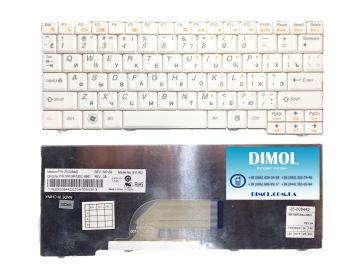 Оригинальная клавиатура для ноутбука Lenovo IdeaPad S10-2 series, rus, white