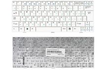 Оригинальная клавиатура для ноутбука MSI Wind U100, U9, U90, U90X, U120, U115, U123, U123H, U123T, RoverBook U100, MSI E1210, Advent 4211, 4212, 4213 series, white, ru