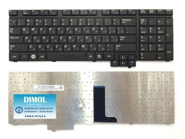Оригинальная клавиатура для ноутбука Samsung NP-R720, NP-R728, NP-R730, black, RU 
