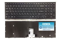 Оригинальная клавиатура для ноутбука Sony Vaio VPC-EB series, black, ru