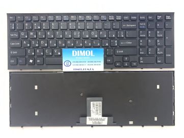 Оригинальная клавиатура для ноутбука Sony Vaio VPC-EB series, black, ru