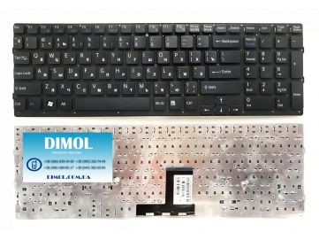 Оригинальная клавиатура для ноутбука Sony Vaio VPC-EC series, black, ru