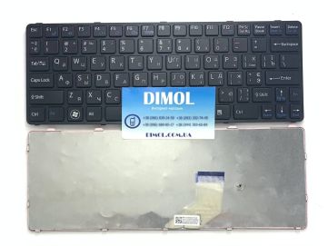 Оригинальная клавиатура для ноутбука Sony Vaio E11, SVE11 series, rus, black 