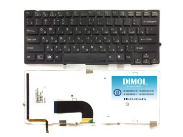 Оригинальная клавиатура для ноутбука Sony Vaio VPC-SD VPC-SB series, black, ru
