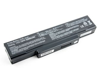 Аккумуляторная батарея для ноутбука Asus F2, F3, M51, Z53 series, LG E500, Dell Inspiron 1425, 1427, Roverbook Pro 554, 5200mAh 11.1v