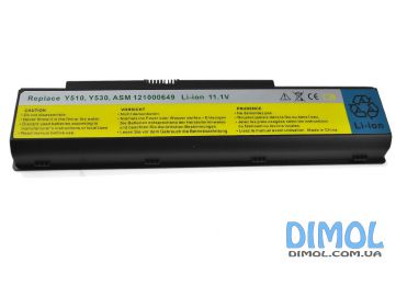 Аккумуляторная батарея Lenovo IdeaPad Y500 Y510 Y530 Y710 Y730 V550 series 5200mAh 10.8 v