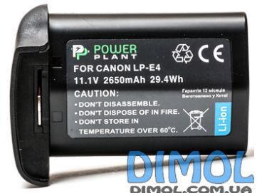 Аккумулятор  CANON LP-E4