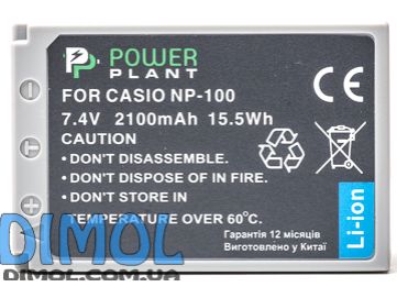 Аккумулятор  CASIO NP-100