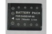 Аккумулятор  CASIO NP-80