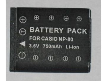 Аккумулятор  CASIO NP-80
